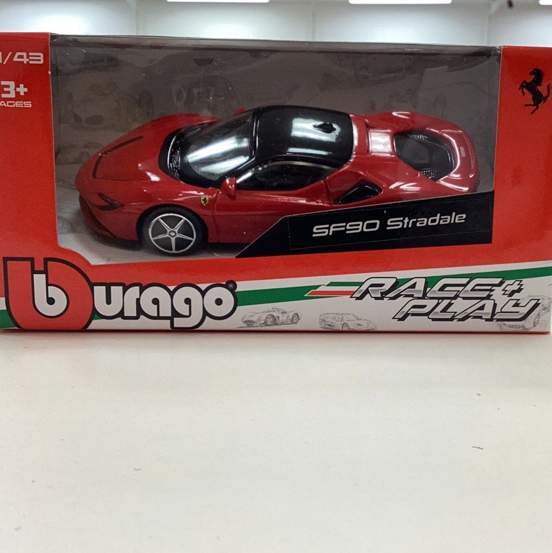 Iconic 1:43 Bburago Ferrari SF90 Dream Racer Collectible Model