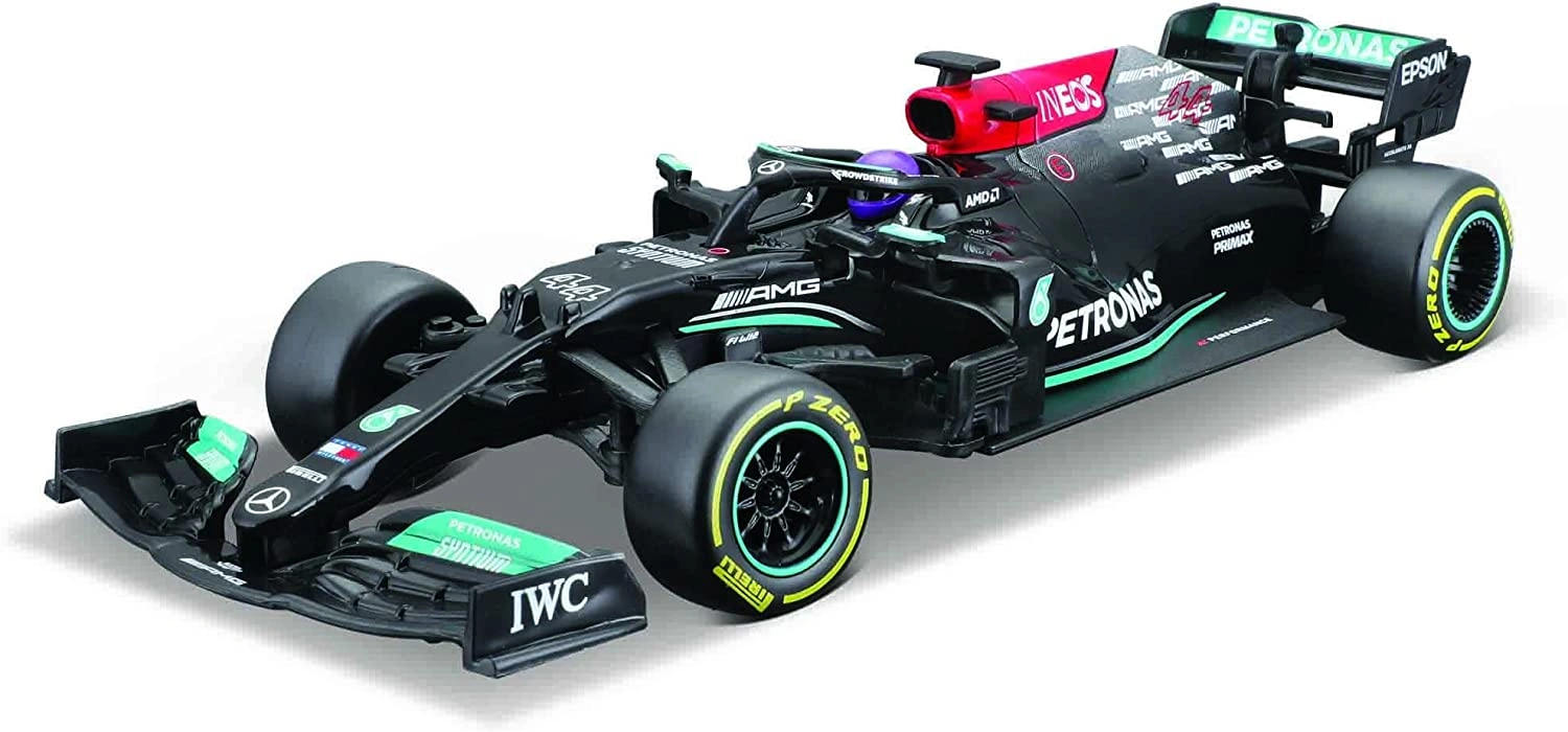 Dominate the Track 1:24 Hamilton's 2021 F1 Mercedes R/C Replica